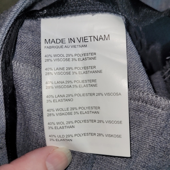 Club Monaco wool blend cropped pants size 6 - Picture 10 of 12